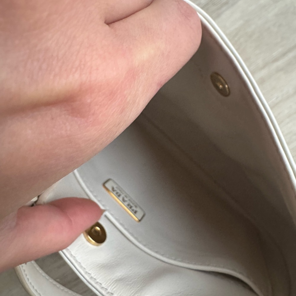 Prada Cleo Patent Leather Bag Cream - Picture 5 of 16